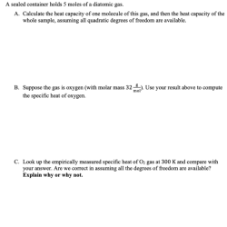 A container holds 6.4 moles of gas